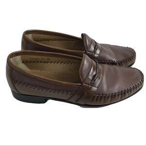 Brass Boots Mens Handmade Leather Loafers Sz 8M